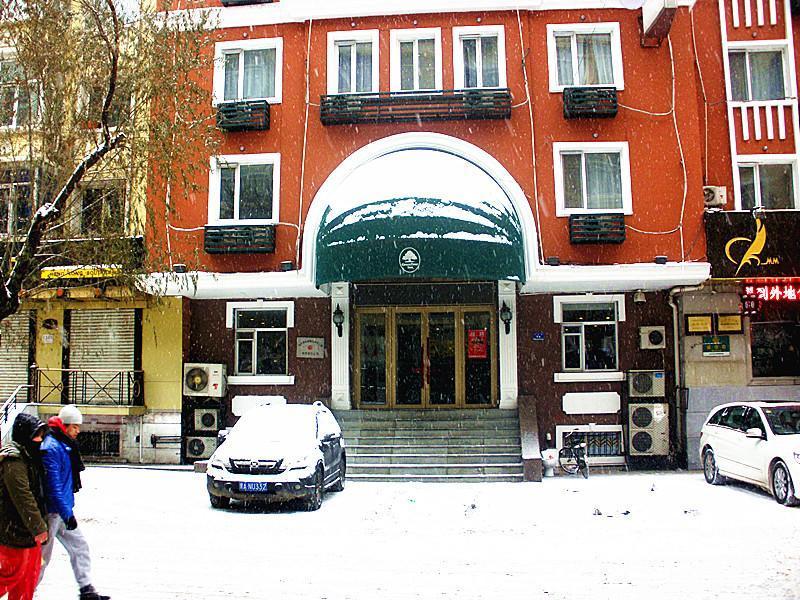 GreenTree Inn Heilongjiang Harbin Zhongyang Street Business Hotel Buitenkant foto